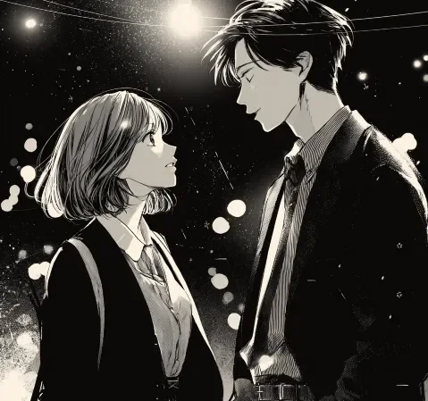 青春校园题材漫画《走廊尽头的光》封面