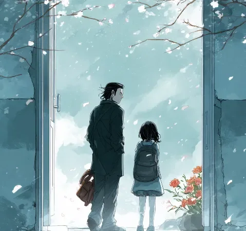 科幻设定题材漫画《静默轨道》封面